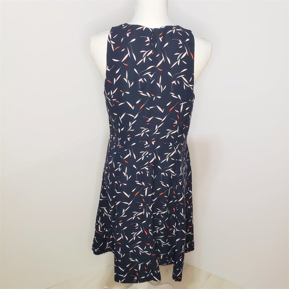 NWT Banana Republic Blue Sleeveless A-line Dress - Picture 4 of 6